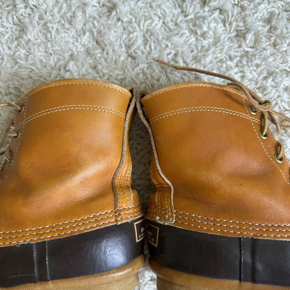 Vintage L.L. Bean Maine Hunting Shoe Boot Mens 8 Usa Made Duck boots